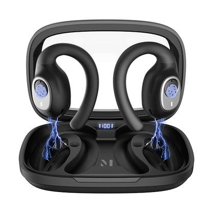 Auricular Bluetooth 5.3 con pantalla LED y puede cargar teléfonos